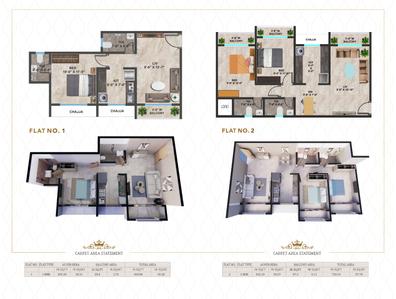Image of 1041 Sq.ft 2 BHK Apartment / Flat for sale in Sai Empire, Mira Road East, Mira Bhayandar for Rs. 11000000