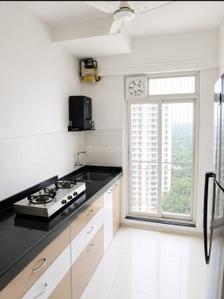 Kitchen Image of 750 Sq.ft 2 BHK Apartment / Flat for rent in Godrej Emerald, Thane West Thane for Rs. 26000