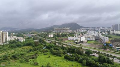 Balcony Image of 700 Sq.ft 1 BHK Apartment / Flat for rent in Lodha Belmondo, Gahunje Pune for Rs. 36000