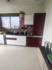 Kitchen Image of 1500 Sq.ft 3 BHK Apartment / Flat for rent in Lunkad Orchids, Viman Nagar Pune for Rs. 67000