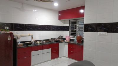 Kitchen Image of 1600 Sq.ft 3 BHK Independent House for rent in Sayajipura Vadodara for Rs. 42000