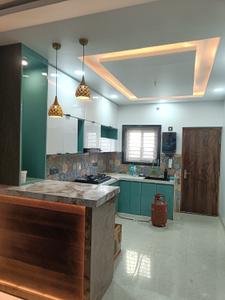 Kitchen Image of 1100 Sq.ft 3 BHK Duplex for rent in Lodhi Kasturi Courtyard, Kokta Bhopal for Rs. 30000