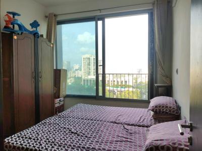 Bedroom Image of 1050 Sq.ft 3 BHK Apartment / Flat for rent in Oberoi Eternia Towers A to D, Mulund West Mumbai for Rs. 90000