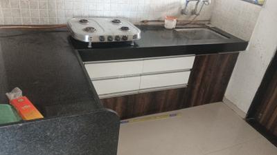 Kitchen Image of 650 Sq.ft 1 BHK Apartment / Flat for sale in Nirman Abhilasha, Lohegaon Pune for Rs. 4300000