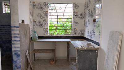 Kitchen Image of 800 Sq.ft 2 BHK Apartment / Flat for sale in Airport Gate no. 1 Kolkata for Rs. 3200000