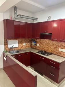 Kitchen Image of 580 Sq.ft 1 RK Apartment / Flat for rent in Eldeco Aamantran, Sector 119 Noida for Rs. 24999