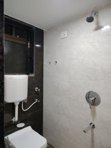 Common Bathroom Image of 550 Sq.ft 1 BHK Apartment / Flat for rent in Kavya Residency, Kasarvadavali Thane for Rs. 17000