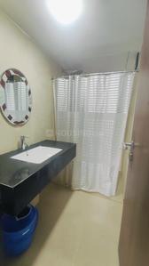 Bathroom Image of 640 Sq.ft 1 RK Studio for rent in Lodha Belmondo, Gahunje Pune for Rs. 37000