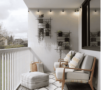 Image of 1600 Sq.ft 2.5 BHK Apartment / Flat for sale in Chandanagar, Hyderabad for Rs. 10080000