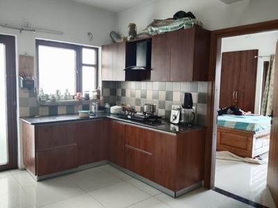 Kitchen Image of 1450 Sq.ft 3 BHK Apartment / Flat for rent in Azea Botanica, Vrindavan Yojana Lucknow for Rs. 28000