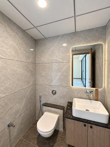 Bathroom Image of 3000 Sq.ft 4 BHK Apartment / Flat for rent in Nysa Crosswind, Bhayli Vadodara for Rs. 75000