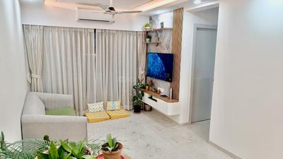 Hall Image of 710 Sq.ft 1.5 BHK Apartment / Flat for rent in NG Complex, Andheri East Mumbai for Rs. 60000