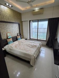Bedroom Image of 450 Sq.ft 1 BHK Apartment / Flat for rent in Vasant Sarita, Kandivali East Mumbai for Rs. 40000