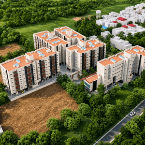 Image of 1300 Sq.ft 3 BHK Apartment / Flat for sale in Chromepet, Chennai for Rs. 7000000