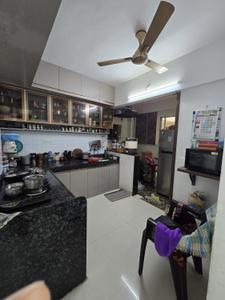 Kitchen Image of 950 Sq.ft 2 BHK Apartment / Flat for sale in Majestique Manhattan H Building, Wagholi Pune for Rs. 6900000