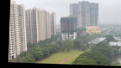 Balcony Image of 911 Sq.ft 3 BHK Apartment / Flat for rent in Runwal Gardens Phase 3 Bldg No 29 30, Dombivli East Thane for Rs. 30000
