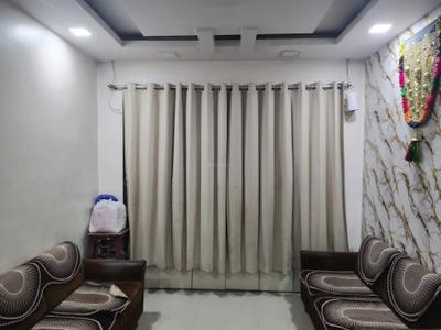 Living Room Image of 530 Sq.ft 1 BHK Apartment / Flat for rent in Rutu Enclave, Kasarvadavali Thane for Rs. 18000