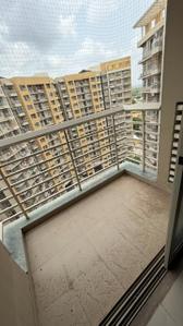 Balcony Image of 1350 Sq.ft 2.5 BHK Apartment / Flat for rent in Adani The Meadows, Shantigram Ahmedabad for Rs. 35000