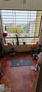 Balcony Image of 985 Sq.ft 2 BHK Apartment / Flat for rent in Nirman Landmark, Warje Pune for Rs. 35000