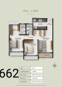 Image of 347 Sq.ft 1 BHK Apartment / Flat for sale in Ace Enclave, Thane West, Thane for Rs. 4000000