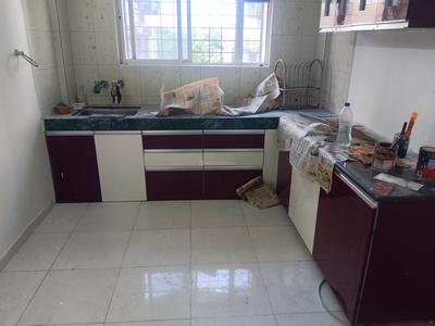 Kitchen Image of 640 Sq.ft 1 BHK Apartment / Flat for rent in Amba Nagari, Dhanori Pune for Rs. 20000