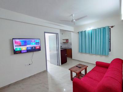 Hall Image of 550 Sq.ft 1 BHK Apartment / Flat for rent in Kaggadasapura Bengaluru for Rs. 28000