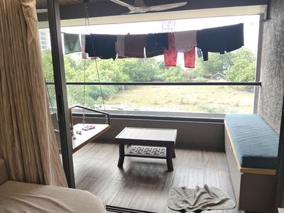 Balcony Image of 3475 Sq.ft 4 BHK Apartment / Flat for rent in Nysa Essence 51, Ghatlodiya Ahmedabad for Rs. 70000