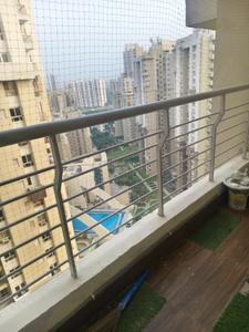 Balcony Image of 1650 Sq.ft 3 BHK Apartment / Flat for rent in The 3C Lotus Boulevard, Sector 100 Noida for Rs. 50000