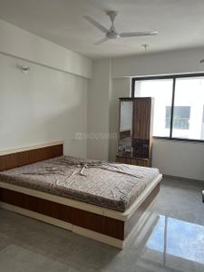 Bedroom Image of 1700 Sq.ft 3 BHK Apartment / Flat for rent in Vishwanath Maher Select, Shela Ahmedabad for Rs. 30000