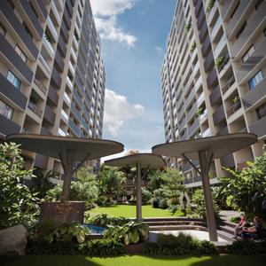 Image of 891 Sq.ft 2 BHK Apartment / Flat for sale in The Amber, Jagatpur, Ahmedabad for Rs. 6156000