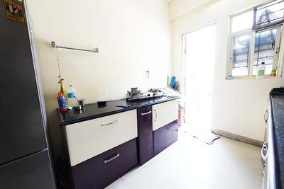 Kitchen Image of 627 Sq.ft 1 BHK Apartment / Flat for sale in Surya Vaibhav, Thergaon Pune for Rs. 5200000