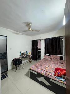 Bedroom Image of 967 Sq.ft 3 BHK Apartment / Flat for rent in Vardhaman Moonstone, Tathawade Pune for Rs. 37000