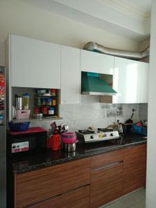 Kitchen Image of 1500 Sq.ft 1 BHK Builder Floor for rent in Sector 56 Gurgaon for Rs. 32000