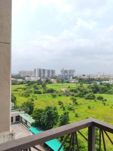 Balcony Image of 850 Sq.ft 2 BHK Apartment / Flat for rent in Nyati Elan, Wagholi Pune for Rs. 23000