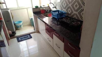 Kitchen Image of 1071 Sq.ft 2 BHK Apartment / Flat for sale in Swagat Blossom, Sargasan Gandhinagar for Rs. 5500000