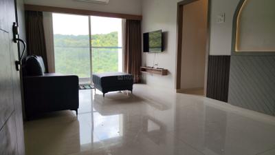 Living Room Image of 840 Sq.ft 2 BHK Apartment / Flat for rent in Pegasus Megapolis Serenity, Hinjawadi Phase 3 Pune for Rs. 37000