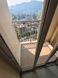 Balcony Image of 550 Sq.ft 1 BHK Apartment / Flat for rent in Puraniks Grand Central, Thane West Thane for Rs. 27000