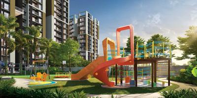Image of 1140 Sq.ft 3 BHK Apartment / Flat for sale in Joka, Kolkata for Rs. 5643000