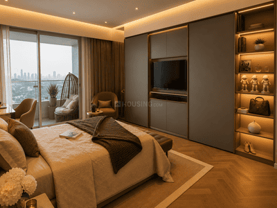 Bedroom Image of 2500 Sq.ft 3.5 BHK Apartment / Flat for sale in Lokhandwala Minerva, Worli Mumbai for Rs. 149000000