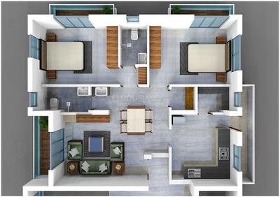 Image of 1263 Sq.ft 2 BHK Apartment / Flat for sale in Kangrali Khurd, Belagavi for Rs. 5100000