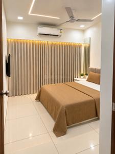Bedroom Image of 1500 Sq.ft 3 BHK Apartment / Flat for rent in Adani Amogha, Shantigram Ahmedabad for Rs. 60000