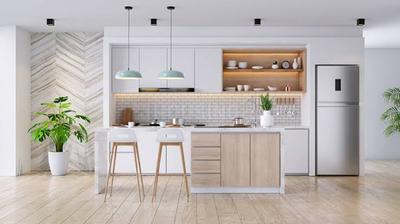 Kitchen Image of 2400 Sq.ft 4 BHK Apartment / Flat for sale in New Gautam Dhan, Vile Parle West Mumbai for Rs. 92400000