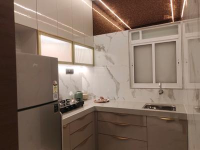 Kitchen Image of 500 Sq.ft 1 BHK Apartment / Flat for sale in Emerald Dotom Isle, Kandivali West Mumbai for Rs. 8400000