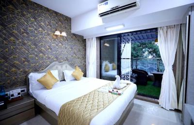 Bedroom Image of 1090 Sq.ft 2 BHK Apartment / Flat for rent in Sahjanand Riverview, Vadadla Bharuch for Rs. 12000