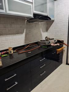 Kitchen Image of 1000 Sq.ft 3 BHK Builder Floor for rent in Pimple Nilakh Pune for Rs. 35000