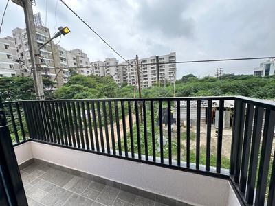Balcony Image of 500 Sq.ft 1 BHK Builder Floor for rent in Vijay Nagar Indore for Rs. 23000
