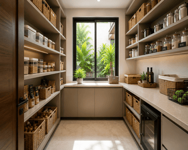 Kitchen Image of 2500 Sq.ft 3 BHK Villa for sale in Naikkanal Thrissur for Rs. 19500000