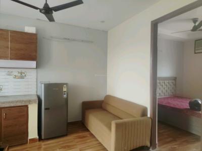 Living Room Image of 650 Sq.ft 1 BHK Builder Floor for rent in Sector 52A Gurgaon for Rs. 33000