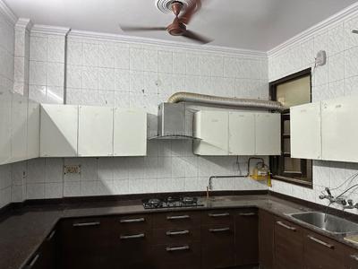 Kitchen Image of 1350 Sq.ft 3 BHK Builder Floor for rent in New Rajinder Nagar New Delhi for Rs. 63500