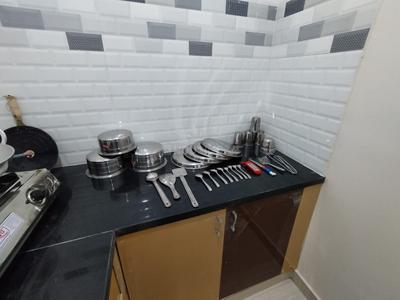 Kitchen Image of 900 Sq.ft 2 BHK Builder Floor for rent in Kudlu Gate Bengaluru for Rs. 29000